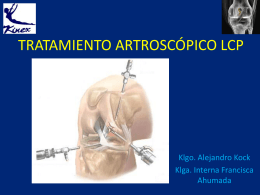 presentacion artroscopia rodilla