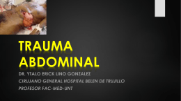 TRAUMA ABDOMINAL CURSO DE EMVERGENCIAS CMP