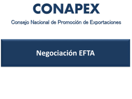 Negociación EFTA