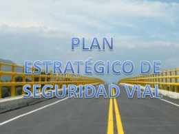 plan estratégico de seguridad vial