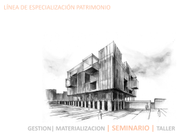 pat seminario i -ii - Escuela de Arquitectura