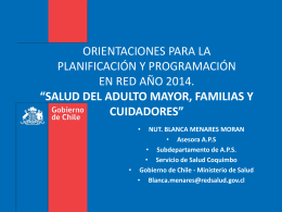 4. Adulto Mayor - Servicio de Salud Coquimbo