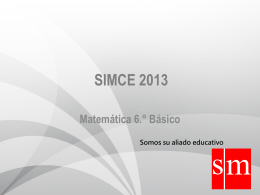 SIMCE 2013 MATEMÁTICA