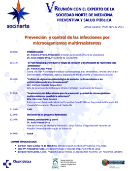 Programa V Reunión-Vitoria abril 2015