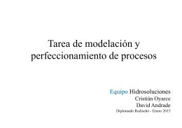 Ejemplo 1 Modelación de Procesos