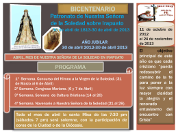 Abril, mes de Nuestra Señora de la Soledad en Irapuato