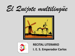 El Quijote multilingüe