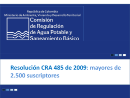 Título III Cargo por Consumo - Comisión de Regulación de Agua