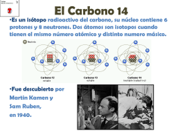 El carbono-14 - Colegio Los Tilos