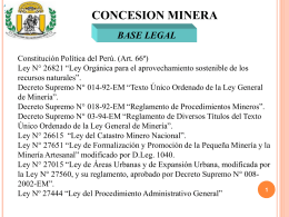 concesión Minera (943844)