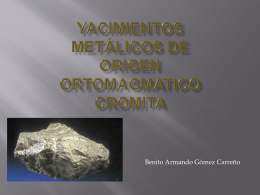 CROMITA - yacimientos minerales
