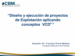 03Diseño y ejecucion Proyectos Explotacion VCD 2011