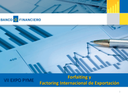 Forfaiting - Cámara de Comercio de Lima