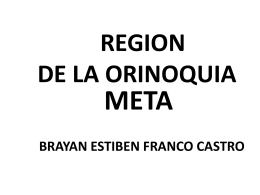 Ver Región de la Orinoquía