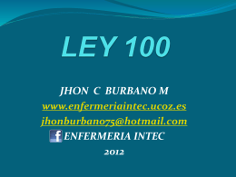 LEY 100 - uCoz.es