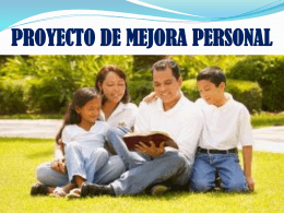 PROYECTO DE MEJORA PERSONAL OFICIAL