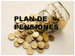 Plan de pensiones - Colegio Cooperativa San Saturio