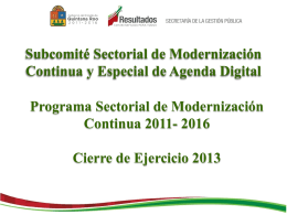Diapositiva 1 - Portal del Gobierno del Estado de Quintana Roo