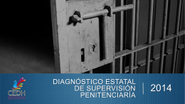 diagnóstico estatal de supervisión penitenciaría