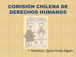 COMISIÓN CHILENA DE DERECHOS HUMANOS