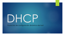 DHCP - tele3comuts
