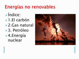 presentación energías no renovables