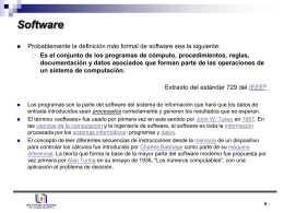 Software - Depto. Sistemas de Información
