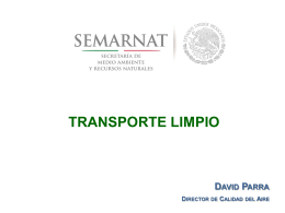 Transporte Limpio (David Parra-Director de Calidad del Aire