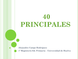 40 PRINCIPALES - Alejandro Camps Rodríguez