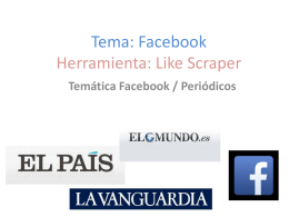 Tema: Facebook Herramienta: Like Scraper