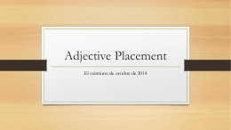 Adjective Placement - Silver Wolf Foreign Language
