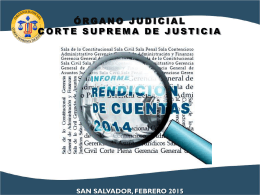 informe formato ppt - Corte Suprema de Justicia