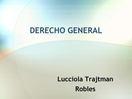 DERECHO GENERAL 1