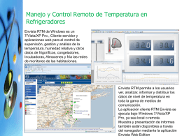 Envista RTM Refrigerators Temperature Manager
