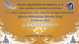 Presentación de PowerPoint - Iglesia Metodista de México