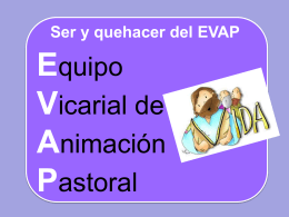 EQUIPO PARROQUIAL DE ANIMACIÓN PASTORAL (EPAP)