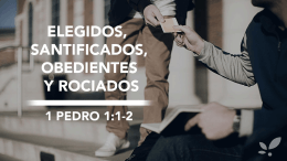 1 Pedro 1:2 - Familia Semilla