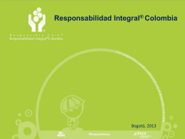 Objetivo del PNRE-RI - Responsabilidad Integral Colombia