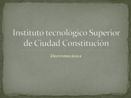 Instituto tecnológico Superior de Ciudad Constitución