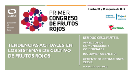 Descargar presentación - Congreso Frutos Rojos