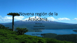 Octava región de la Araucanía.