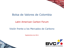 Slide 1 - Latin American Carbon Forum