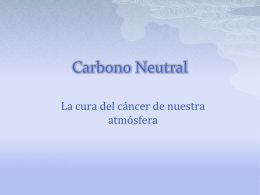 presentación sobre Carbono Neutral