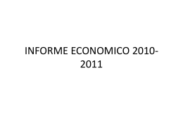 INFORME ECONOMICO 2010-2011