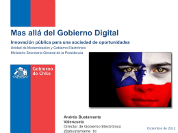 PRESENTACION SEGEPRES Gobierno Digital 2.0