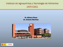 presentacion grupo - Instituto de Agroquímica y Tecnología de