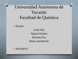 act 6 - Universidad Autónoma de Yucatán
