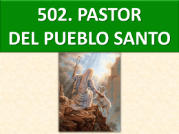 502. pastor del pueblo santo (chile)