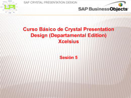 Crystal Presentation Design Sesion 5