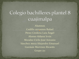 Colegio bachilleres plantel 8 cuajimalpa - wiki-wiki-del-rap